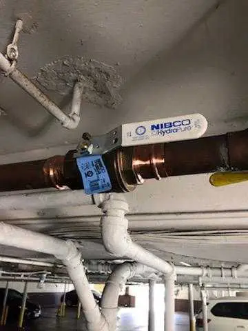 Copper pipe repair and valve work for Water Line Repair in SAMLARC